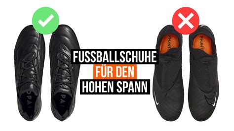 Fußballschuhe hoher Spann 